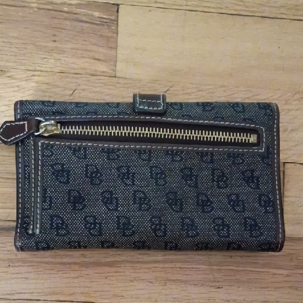 Dooney & Bourke Black and Brown  Wallet - Picture 2 of 3